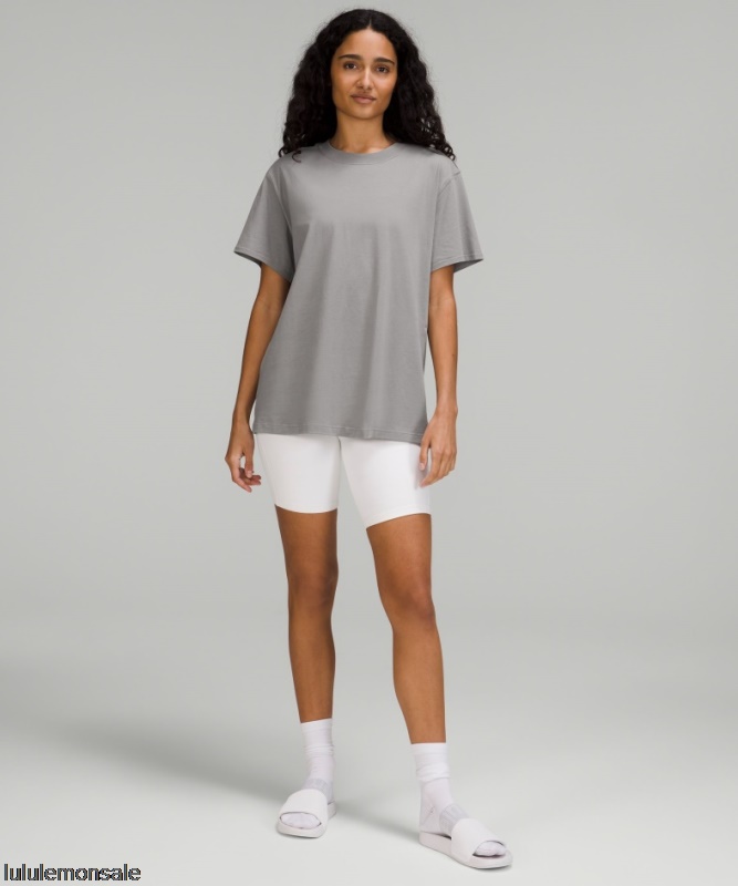 Lululemon Damen DELULU316 | Lululemon Deutschland Möwengrau All Yours Baumwoll-t-shirt